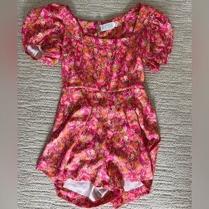 RESA women’s floral pink/orange romper